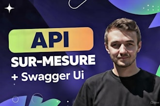 build your custom rest or graphql API with swagger docs