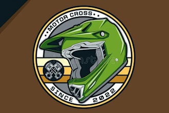 design a striking knight warrior helmet mascot logo for your brand