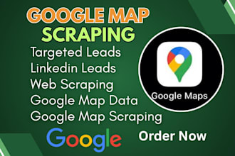 google map scraping data web scraping b2b lead targeted