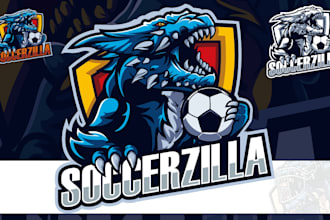 design a mascot or sports logo in vector style