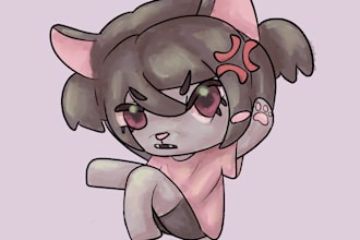 draw cute chibi stickers