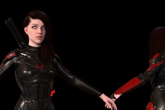 humanphoto to 3dmodel,realism 3dnsfw,hair,armor,stream avatar,ue5,gta v,glb,ytd