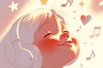 create personalized kids songs with joyful melodies as a female song singer