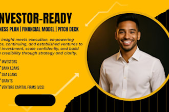 develop business plan, business plan writer, proposal, pitch deck