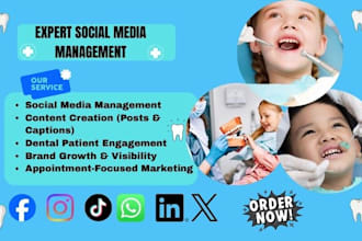 manage your oral surgery or dental clinic social media to attract more patients