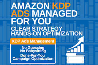 manage your amazon KDP ads and optimize them for better performance