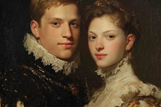 create a custom royal renaissance portrait painting