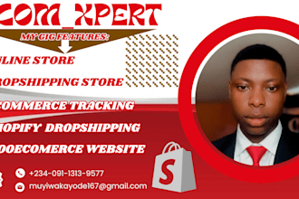 build and optimize your woocommerce, or shopify store