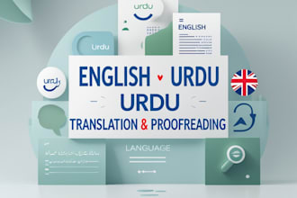 be your certified english to urdu and urdu to english translator