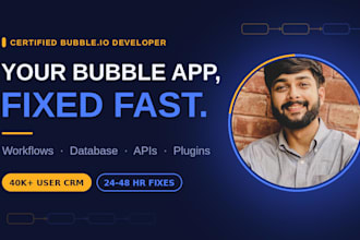 fix bugs in your bubble io app, workflows, database and apis