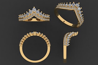 design custom rings and jewelry in 3d for production