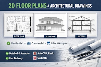 provide renovation plans and architectural drawings for homes and offices
