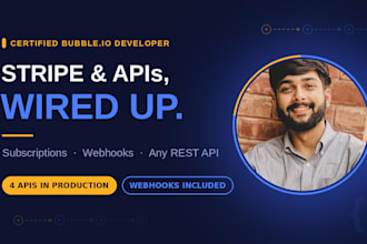integrate stripe payments and any API into your bubble io app