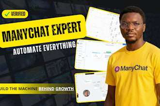 setup manychat automation social media chatbot manychat ai expert integration