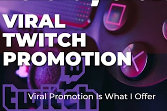 youtube promotion twitch promotion twitch affiliate twitch partner live viewers