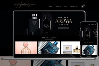 design perfume shopify store perfume website fragrance store cologne website