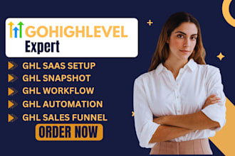 ghl saas setup ghl snapshot ghl workflow ghl automation ghl sales funnel