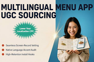 recruit  top multilingual ugc creator influencers for menus