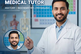 teach you biology,biochemistry,anatomy and physiology