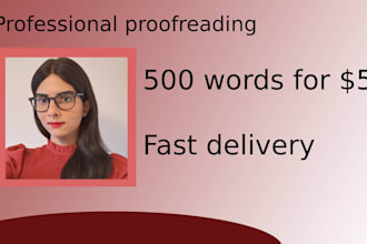 proofread and edit your story