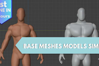 create a stylized 3d character model in blender