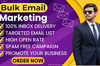 send bulk emails, bulk email blast and email campaign to inbox