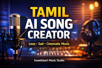tamil ai song creation for reels and youtube videos