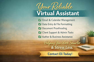 be your reliable virtual assistant for administrative and document support