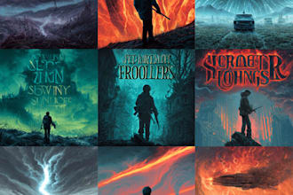 design fantasy, sci fi, horror and dystopian book cover art