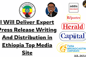 deliver expert press release writing and distribution in ethiopia top media site