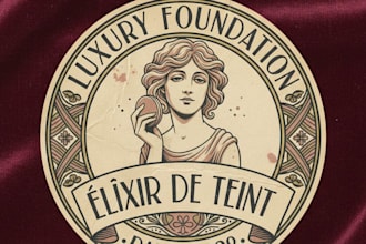design a vintage foundation logo with classic timeless style