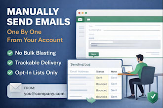 manually send emails one by one