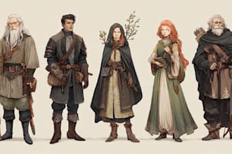 paint dnd rpg character art