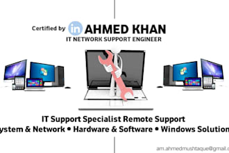 remote IT support for windows software and computer issues