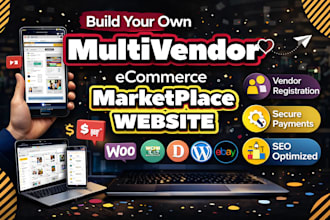custom multi vendor marketplace platform with SEO and vendor management