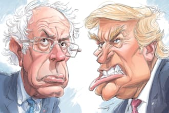 create political and editorial cartoons