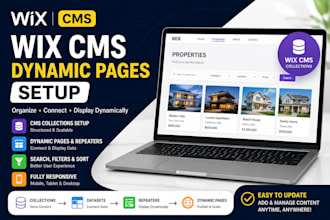 wix cms dynamic pages setup, wix cms collections dynamic pages wix cms setup