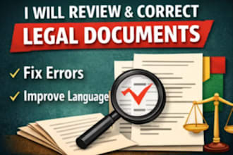 review and correct legal documents in india