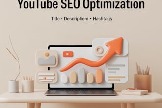 do full youtube SEO with title description and hashtags