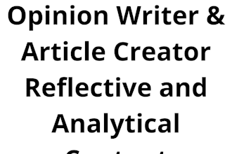 articulista y escritor amateur