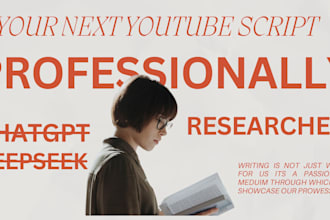 write informational video script for you