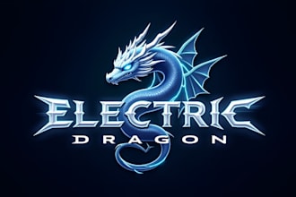 design high quality dragon king mascot logo