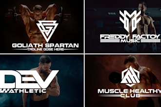 design a customized nutrition, health, and fitness logo