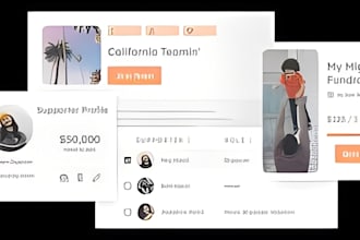 create crowdfunding, charity, nonprofit and donation website