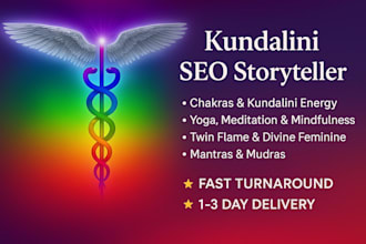 write SEO optimised spiritual website content