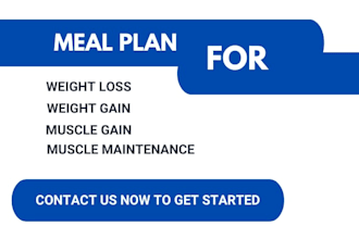 create food plan diet plan for weight loss and weight gain