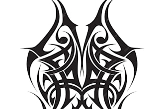 do a hand drawn fine line unique tattoo