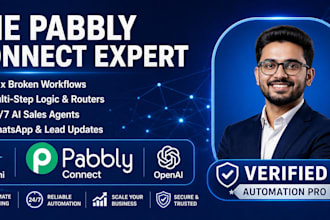 build advanced pabbly connect automation and ai agents for business