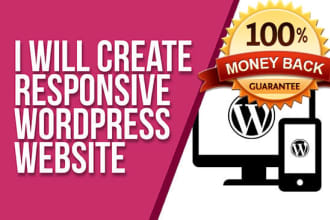build modern responsive wordpress website