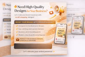 design eye catching product ads for social media